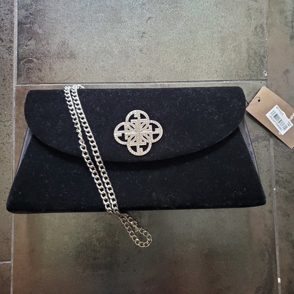 Velvet 'Cross' Purse
